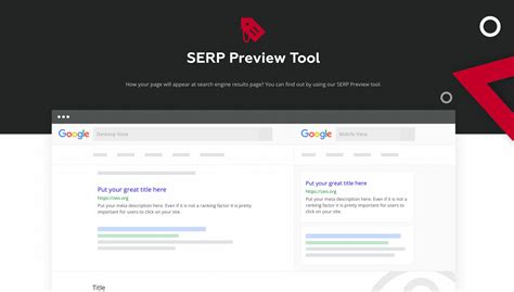 google serp preview|Iba pa.